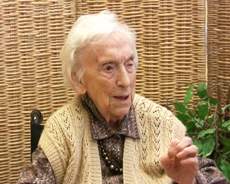 Madame Pira lors de son interview en avril 2009