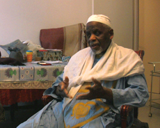 Monsieur Sidibe lors de son interview en 2011