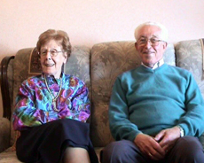 Mr et Mme Monfort lors de leur interview en mars 2008