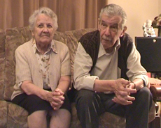 Monsieur et Madame Ninanne lors de leur interview en août 2004