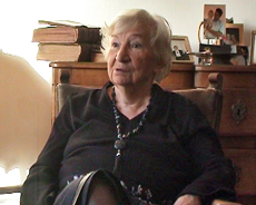 Madame Plumerault lors de son interview en février 2005