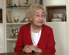 Madame Goldstein lors de son interview en décembre 2008